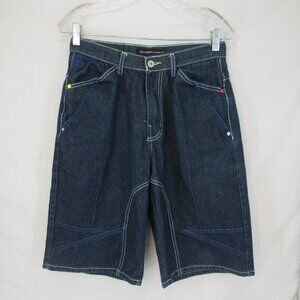 Roca Wear Jean Shorts New Vintage 90's Y2K Grunge Skater Size 28X12
